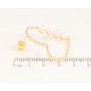 Серьги Xuping цвет 14K с кристаллами Swarovski пусеты "Сердечки с мелкими кристаллами Clear и жемчужинами" фото №2 Серьги Xuping цвет 14K с кристаллами Swarovski пусеты "Сердечки с мелкими кристаллами Clear и жемчужинами" фото №2