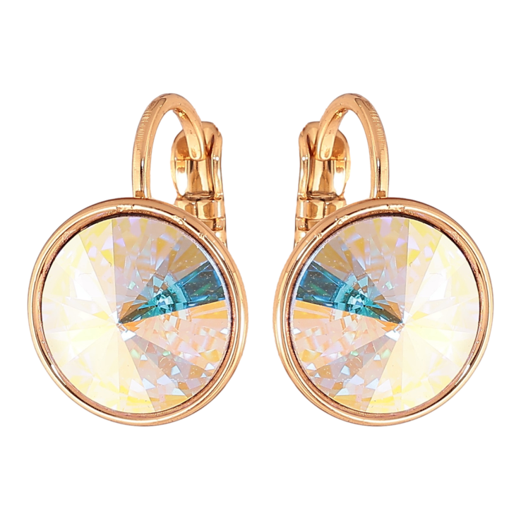 Серьги Xuping цвет 18К с кристаллами Swarovski французский замок "Кристаллы АВ" ø 12мм фото №22 Серьги Xuping цвет 18К с кристаллами Swarovski французский замок "Кристаллы АВ" ø 12мм фото №22