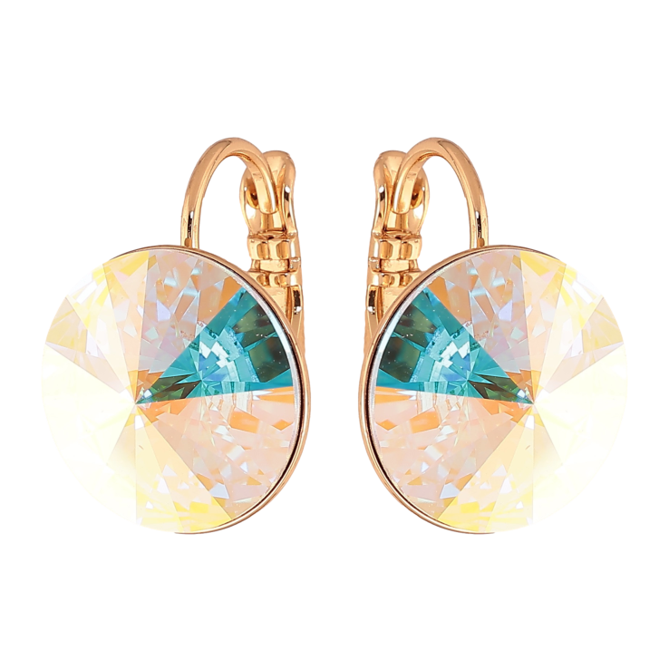 Серьги Xuping цвет 18К с кристаллами Swarovski французский замок "Кристаллы АВ" ø 14мм фото №23 Серьги Xuping цвет 18К с кристаллами Swarovski французский замок "Кристаллы АВ" ø 14мм фото №23