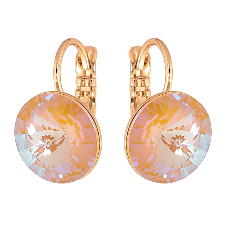 Серьги Xuping цвет 18К с кристаллами Swarovski французский замок "Кристаллы Smoked Topaz" ø 12мм фото №25 Серьги Xuping цвет 18К с кристаллами Swarovski французский замок "Кристаллы Smoked Topaz" ø 12мм фото №25