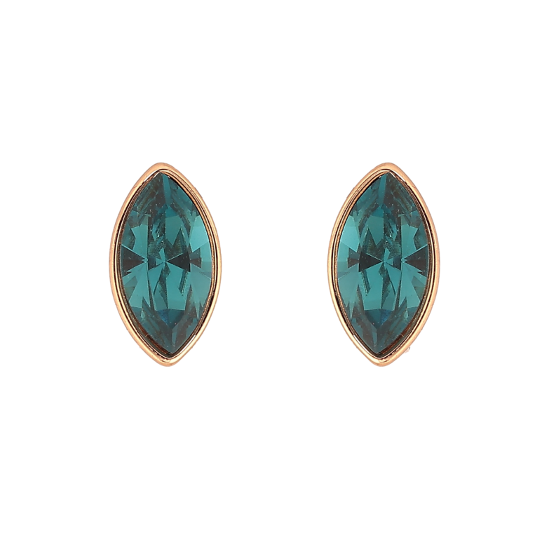 Серьги Xuping цвет 18K с кристаллами Swarovski пусеты "Кристалл Blue Zircon в огранке Маркиз" фото №5 Серьги Xuping цвет 18K с кристаллами Swarovski пусеты "Кристалл Blue Zircon в огранке Маркиз" фото №5