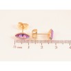 Сережки Xuping колір 18K з кристалами Swarovski пусети "Кристал Rose AB в ограновуванні Маркіз" фото №3 Сережки Xuping колір 18K з кристалами Swarovski пусети "Кристал Rose AB в ограновуванні Маркіз" фото №3