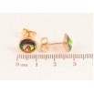 Сережки Xuping колір 18K з кристалами Swarovski пусети "Кристал Vitrail Medium" ø 10мм фото №3 Сережки Xuping колір 18K з кристалами Swarovski пусети "Кристал Vitrail Medium" ø 10мм фото №3