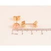 Серьги Xuping цвет 18K с кристаллами Swarovski пусеты "Кристальный многогранник Buttercup" 6х6мм фото №3 Серьги Xuping цвет 18K с кристаллами Swarovski пусеты "Кристальный многогранник Buttercup" 6х6мм фото №3