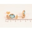 Серьги Xuping цвет 18K с кристаллами Swarovski пусеты "Кристаллы Peridot Shimmer на дугах" фото №3 Серьги Xuping цвет 18K с кристаллами Swarovski пусеты "Кристаллы Peridot Shimmer на дугах" фото №3