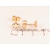 Сережки Xuping колір 18K з кристалами Swarovski пусети "Квіточки AB" фото №3 Сережки Xuping колір 18K з кристалами Swarovski пусети "Квіточки AB" фото №3