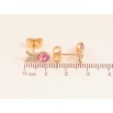Сережки Xuping колір 18K з кристалами Swarovski пусети "Метелики з кристалом Rose" фото №2 Сережки Xuping колір 18K з кристалами Swarovski пусети "Метелики з кристалом Rose" фото №2