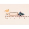 Серьги Xuping цвет 18K с кристаллами Swarovski пусеты "Подвески с кристаллами Metallic Blue" фото №2 Серьги Xuping цвет 18K с кристаллами Swarovski пусеты "Подвески с кристаллами Metallic Blue" фото №2