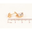Серьги Xuping цвет 18K с кристаллами Swarovski пусеты "Замочки с кристаллом Clear" фото №2 Серьги Xuping цвет 18K с кристаллами Swarovski пусеты "Замочки с кристаллом Clear" фото №2