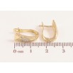Серьги Xuping цвет Позолота 14K английский замок "Узор с кристаллами" фото №2 Серьги Xuping цвет Позолота 14K английский замок "Узор с кристаллами" фото №2