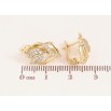 Серьги Xuping цвет Позолота 14K английский замок "Тюльпаны" фото №2 Серьги Xuping цвет Позолота 14K английский замок "Тюльпаны" фото №2