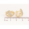 Серьги Xuping цвет Позолота 14K английский замок "Узор с кристаллами" фото №2 Серьги Xuping цвет Позолота 14K английский замок "Узор с кристаллами" фото №2