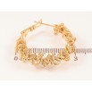 Серьги Xuping цвет Позолота 14K кольца (конго) "Декоративный узор" ø 3см фото №2 Серьги Xuping цвет Позолота 14K кольца (конго) "Декоративный узор" ø 3см фото №2