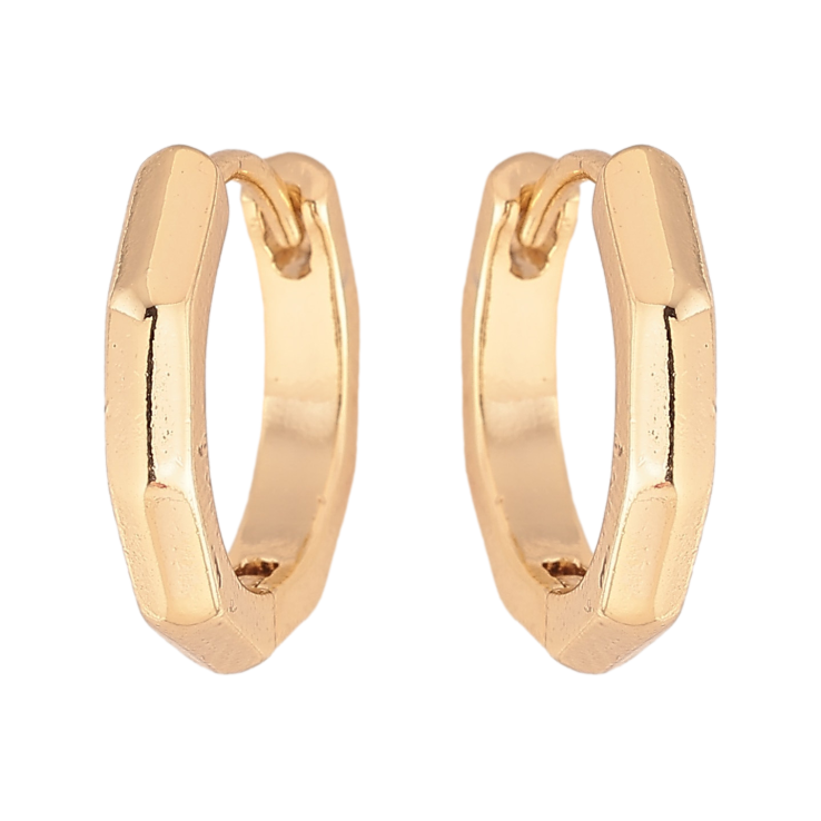 Сережки Xuping колір Позолота 14K колечка "Декоративні" фото №2 Сережки Xuping колір Позолота 14K колечка "Декоративні" фото №2