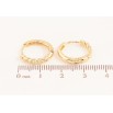 Серьги Xuping цвет Позолота 14K колечки "Узор цепочка" фото №2 Серьги Xuping цвет Позолота 14K колечки "Узор цепочка" фото №2