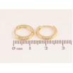 Серьги Xuping цвет Позолота 14K колечки "Классика, шир 2мм" ø 13мм фото №2 Серьги Xuping цвет Позолота 14K колечки "Классика, шир 2мм" ø 13мм фото №2