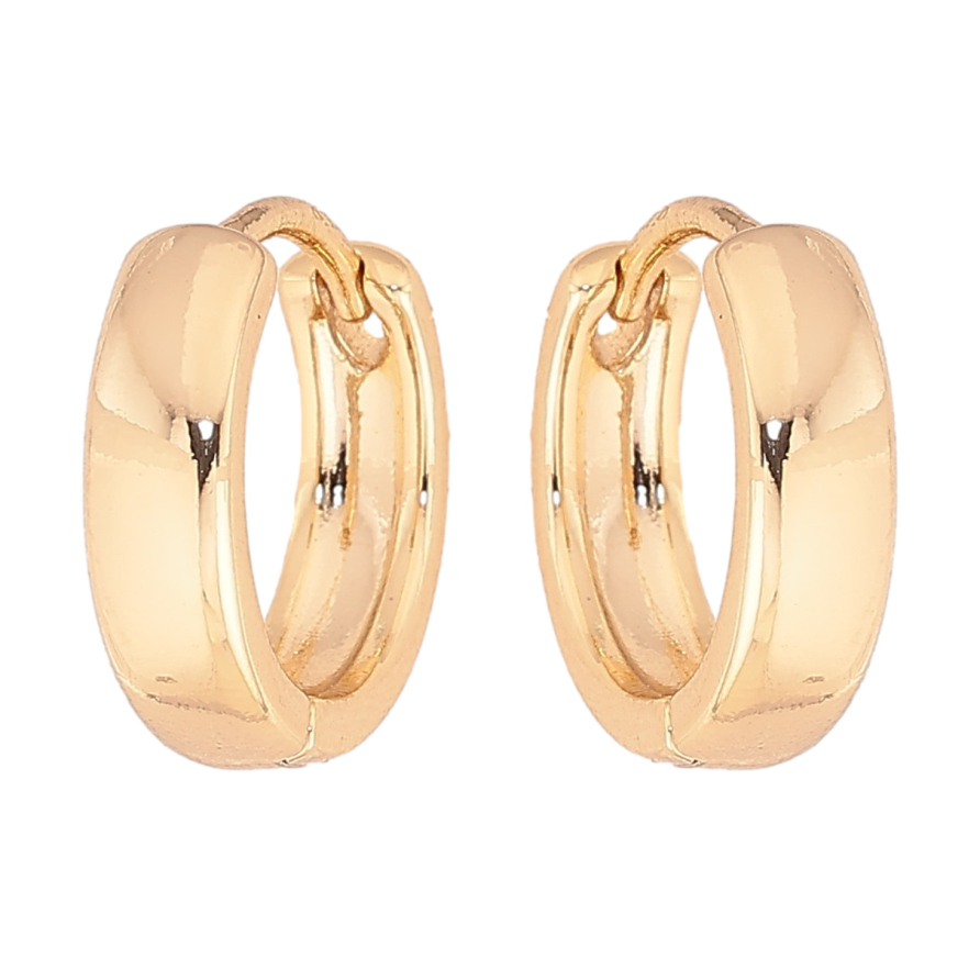 Сережки Xuping колір Позолота 14K колечка "Класика, шир. 3мм" ø 14мм фото №1 Сережки Xuping колір Позолота 14K колечка "Класика, шир. 3мм" ø 14мм фото №1