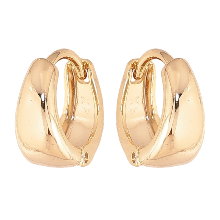 Серьги Xuping цвет Позолота 14K колечки "Классика" ø 12мм фото №25