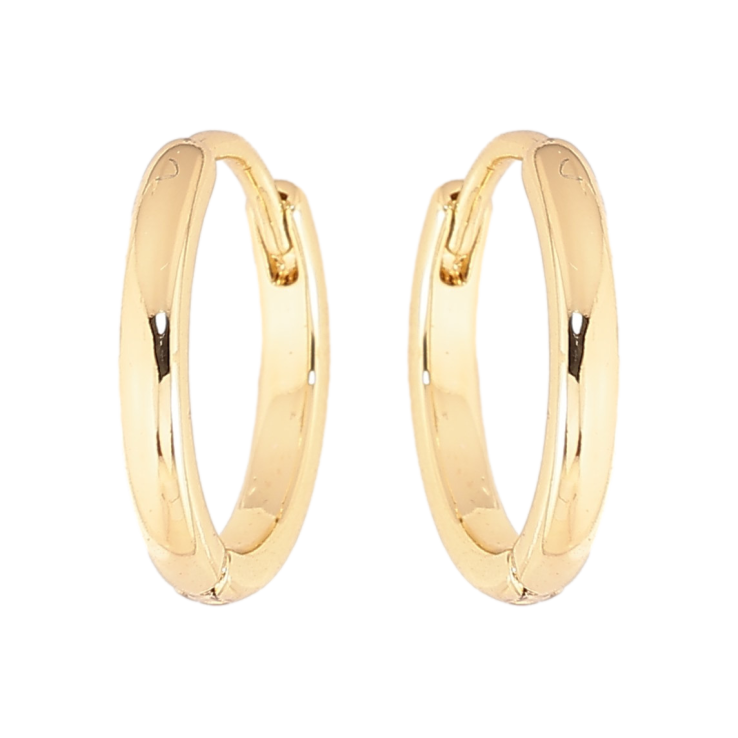 Серьги Xuping цвет Позолота 14K колечки "Классика, шир. 2мм" ø 16мм фото №3 Серьги Xuping цвет Позолота 14K колечки "Классика, шир. 2мм" ø 16мм фото №3