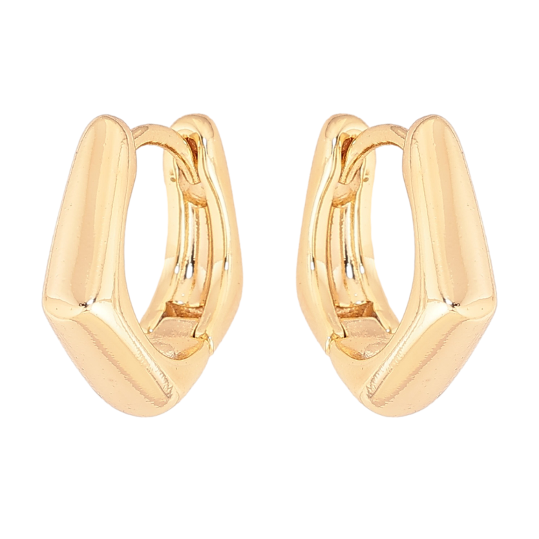 Сережки Xuping колір Позолота 14K колечка "Декоративні" фото №3 Сережки Xuping колір Позолота 14K колечка "Декоративні" фото №3