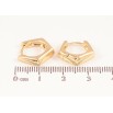 Серьги Xuping цвет Позолота 14K колечки "Декоративные" фото №2 Серьги Xuping цвет Позолота 14K колечки "Декоративные" фото №2