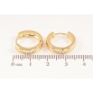 Сережки Xuping колір Позолота 14K колечка "Класика, шир. 4мм" ø 17мм фото №2 Сережки Xuping колір Позолота 14K колечка "Класика, шир. 4мм" ø 17мм фото №2