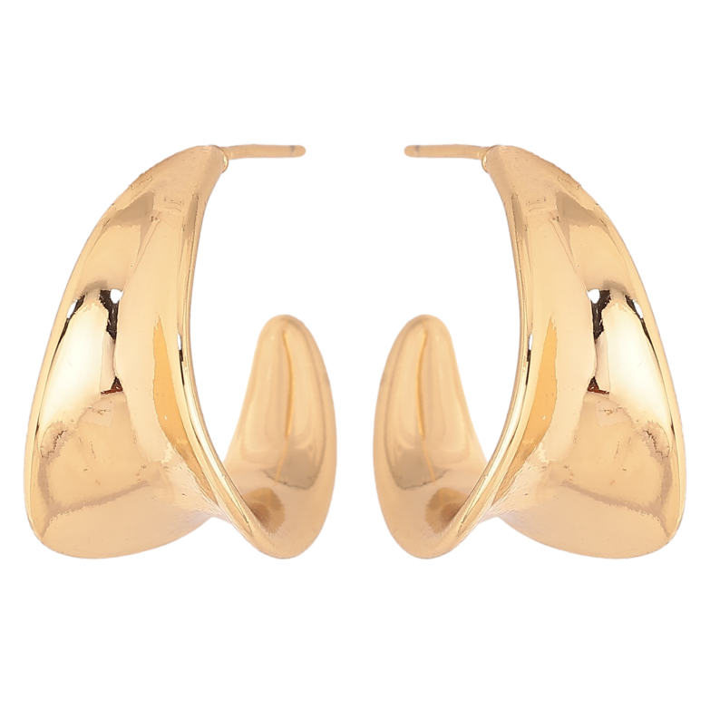 Серьги Xuping цвет Позолота 14K пусеты "Декоративные дуги" фото №6 Серьги Xuping цвет Позолота 14K пусеты "Декоративные дуги" фото №6