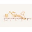Серьги Xuping цвет Позолота 14K пусеты "Подвески хвост русалки" фото №2 Серьги Xuping цвет Позолота 14K пусеты "Подвески хвост русалки" фото №2