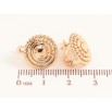 Серьги Xuping цвет Позолота 18K английский замок "Декоративный узор" фото №2 Серьги Xuping цвет Позолота 18K английский замок "Декоративный узор" фото №2