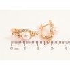 Серьги Xuping цвет Позолота 18K английский замок "Узор с жемчужинами" фото №2 Серьги Xuping цвет Позолота 18K английский замок "Узор с жемчужинами" фото №2