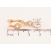 Серьги Xuping цвет Позолота 18K английский замок "Подвески с кристаллами" фото №2 Серьги Xuping цвет Позолота 18K английский замок "Подвески с кристаллами" фото №2
