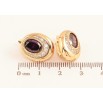 Серьги Xuping цвет Позолота 18K английский замок "Узор с сиреневыми кристаллами" фото №2 Серьги Xuping цвет Позолота 18K английский замок "Узор с сиреневыми кристаллами" фото №2