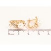 Серьги Xuping цвет Позолота 18K английский замок "Узор с кристаллами и жемчугом" фото №2 Серьги Xuping цвет Позолота 18K английский замок "Узор с кристаллами и жемчугом" фото №2