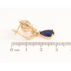 Серьги Xuping цвет Позолота 18K английский замок "Изящные подвески с синими кристаллами" фото №2 Серьги Xuping цвет Позолота 18K английский замок "Изящные подвески с синими кристаллами" фото №2