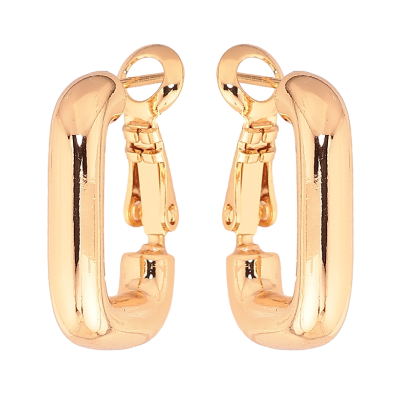 Серьги Xuping цвет позолота 18K итальянский замок декоративные 2х1.5см фото №5 Серьги Xuping цвет позолота 18K итальянский замок декоративные 2х1.5см фото №5
