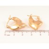Серьги Xuping цвет позолота 18K итальянский замок декоративный узор фото №2 Серьги Xuping цвет позолота 18K итальянский замок декоративный узор фото №2