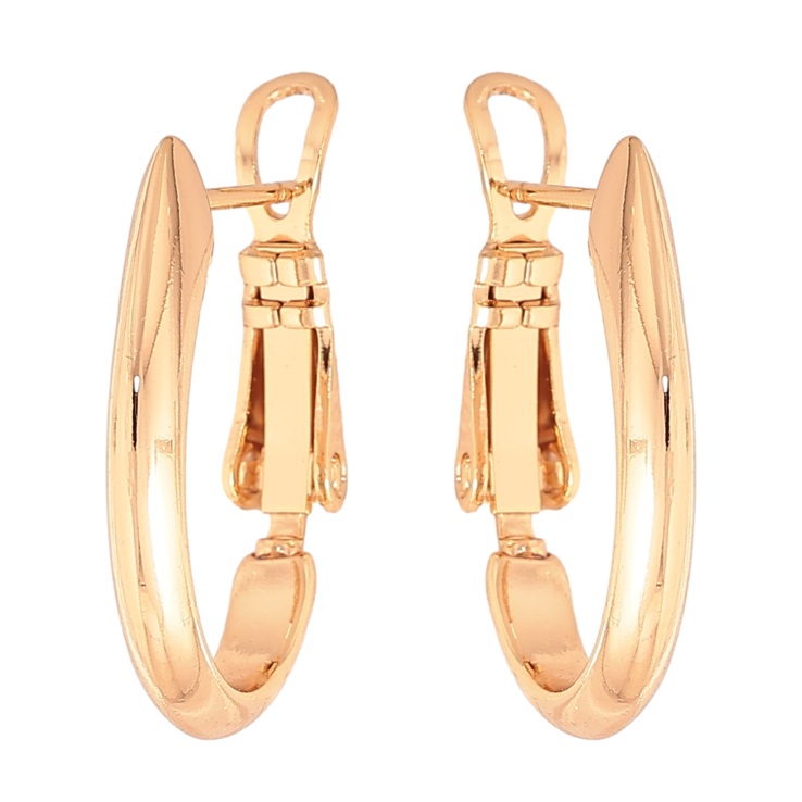 Серьги Xuping цвет Позолота 18K итальянский замок "Классические" фото №11 Серьги Xuping цвет Позолота 18K итальянский замок "Классические" фото №11