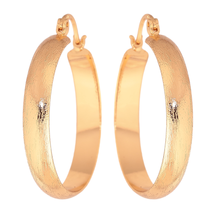 Серьги Xuping цвет позолота 18K кольца (конго) Классика ø 3см фото №1 Серьги Xuping цвет позолота 18K кольца (конго) Классика ø 3см фото №1