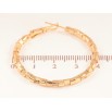 Серьги Xuping цвет позолота 18K кольца (конго) декоративный узор ø 4см фото №2