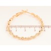 Серьги Xuping цвет позолота 18K кольца (конго) декоративный узор ø 4см фото №2