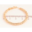 Серьги Xuping цвет позолота 18K кольца (конго) декоративный узор ø 4см фото №2 Серьги Xuping цвет позолота 18K кольца (конго) декоративный узор ø 4см фото №2