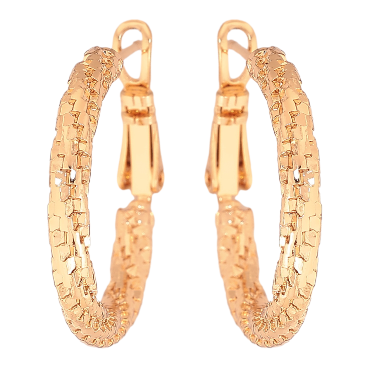 Серьги Xuping цвет Позолота 18K кольца (конго) "Декоративный узор" ø 2.5см фото №23 Серьги Xuping цвет Позолота 18K кольца (конго) "Декоративный узор" ø 2.5см фото №23