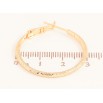 Серьги Xuping цвет Позолота 18K кольца (конго) "Декоративный узор" ø 3см фото №2 Серьги Xuping цвет Позолота 18K кольца (конго) "Декоративный узор" ø 3см фото №2