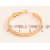 Серьги Xuping цвет Позолота 18K кольца (конго) "Декоративный узор" ø 3см фото №2 Серьги Xuping цвет Позолота 18K кольца (конго) "Декоративный узор" ø 3см фото №2