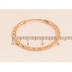 Серьги Xuping цвет Позолота 18K кольца (конго) "Декоративный узор" ø 3см фото №2 Серьги Xuping цвет Позолота 18K кольца (конго) "Декоративный узор" ø 3см фото №2