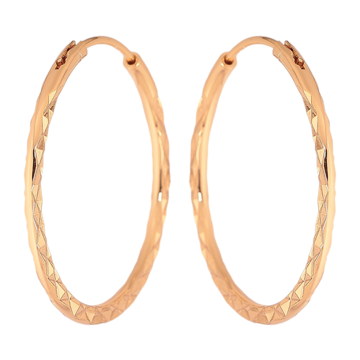 Серьги Xuping цвет Позолота 18K кольца (конго) "Декоративный узор" ø 3см фото №10 Серьги Xuping цвет Позолота 18K кольца (конго) "Декоративный узор" ø 3см фото №10
