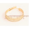 Серьги Xuping цвет Позолота 18K кольца (конго) "Декоративный узор" ø 3см фото №2 Серьги Xuping цвет Позолота 18K кольца (конго) "Декоративный узор" ø 3см фото №2