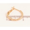 Серьги Xuping цвет Позолота 18K кольца (конго) "Декоративный узор" ø 2см фото №2 Серьги Xuping цвет Позолота 18K кольца (конго) "Декоративный узор" ø 2см фото №2