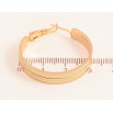 Серьги Xuping цвет Позолота 18K кольца (конго) "Декоративный узор" ø 3см фото №2 Серьги Xuping цвет Позолота 18K кольца (конго) "Декоративный узор" ø 3см фото №2