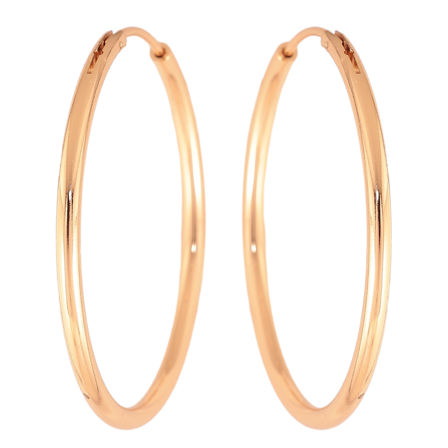 Серьги Xuping цвет Позолота 18K кольца (конго) "Классика" ø 3.5см фото №1 Серьги Xuping цвет Позолота 18K кольца (конго) "Классика" ø 3.5см фото №1
